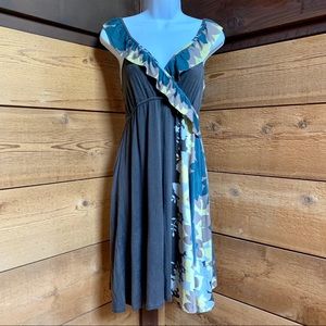 NWT Free People Army Congo Floral Wrap Dress